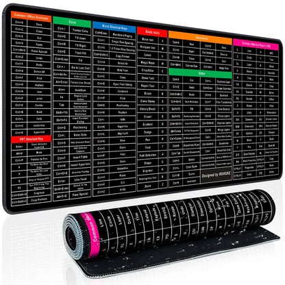 200+ Shortcut Key Pro Laptop/Computer Mouse Pad